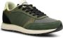 Woden Ronja Color-Blocked Leren en Textiele Sneakers Green Dames - Thumbnail 1