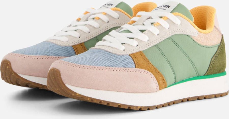 Woden Innovatieve Leren Sneakers met Sportieve Look Multicolor Dames