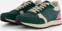 Woden Ronja Reflective Sneakers groen Leer Dames - Thumbnail 2