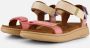 Woden Line LIte Sandalen roze Textiel Dames - Thumbnail 3