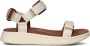 Woden Stijlvolle en comfortabele Line sandaal met verstelbare bandjes en leren details Beige Dames - Thumbnail 2