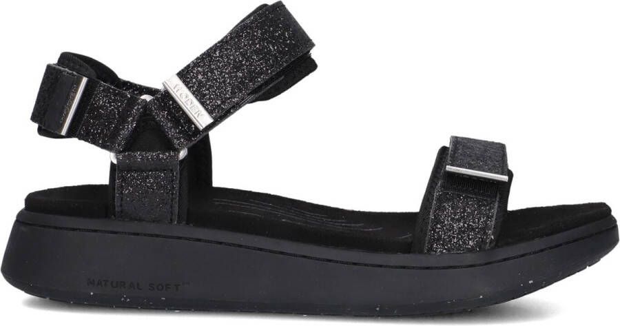 Woden Sandalen Line Glitter