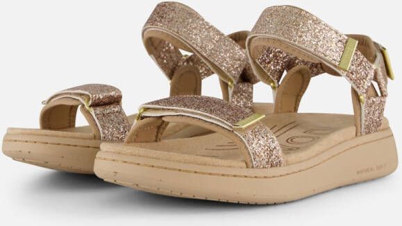 Woden Sandalen Line Glitter