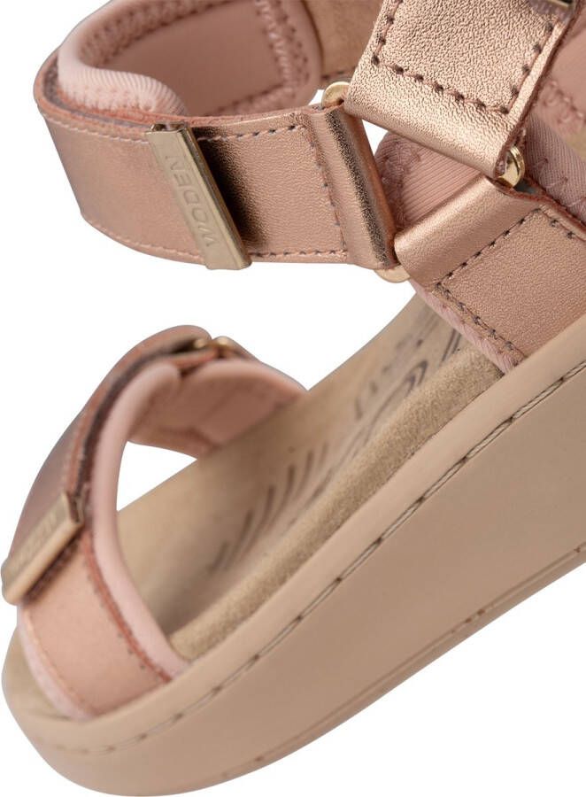Woden Sandalen Line Metallic