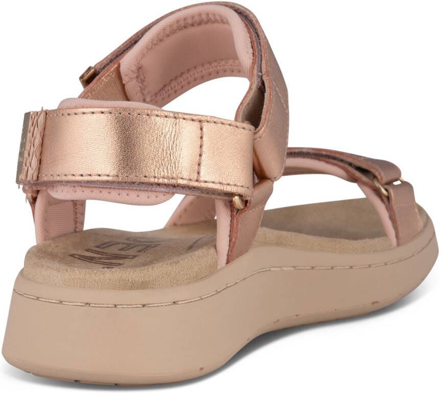 Woden Sandalen Line Metallic