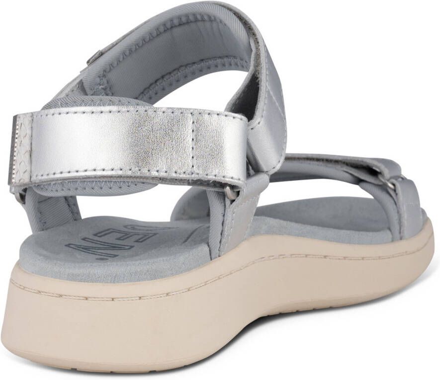 Woden Sandalen Line Metallic
