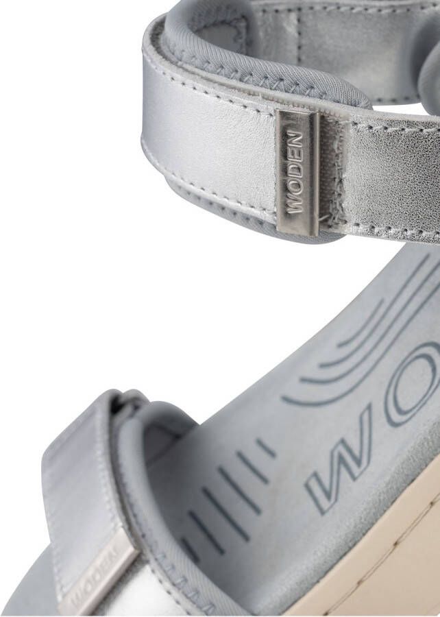 Woden Sandalen Line Metallic