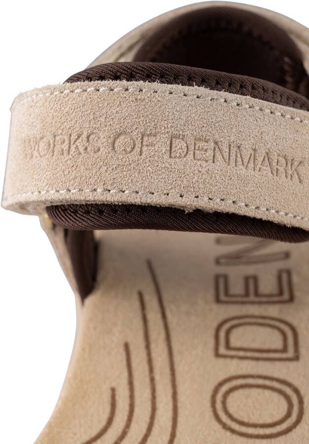 Woden Sandalen Line Suede