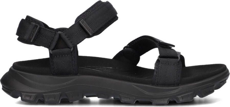 Woden Sandie Sandalen Dames Zwart