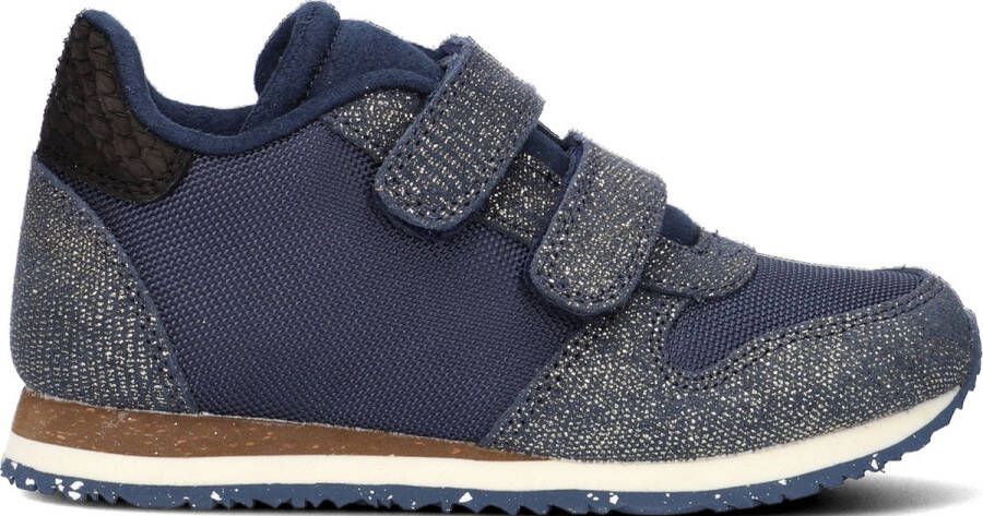 Woden Kids Woden Sandra Pearl Nylon Lage sneakers Meisjes Blauw