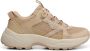 Bruin Tinten Sif Reflective Lage sneakers Dames Beige - Thumbnail 2