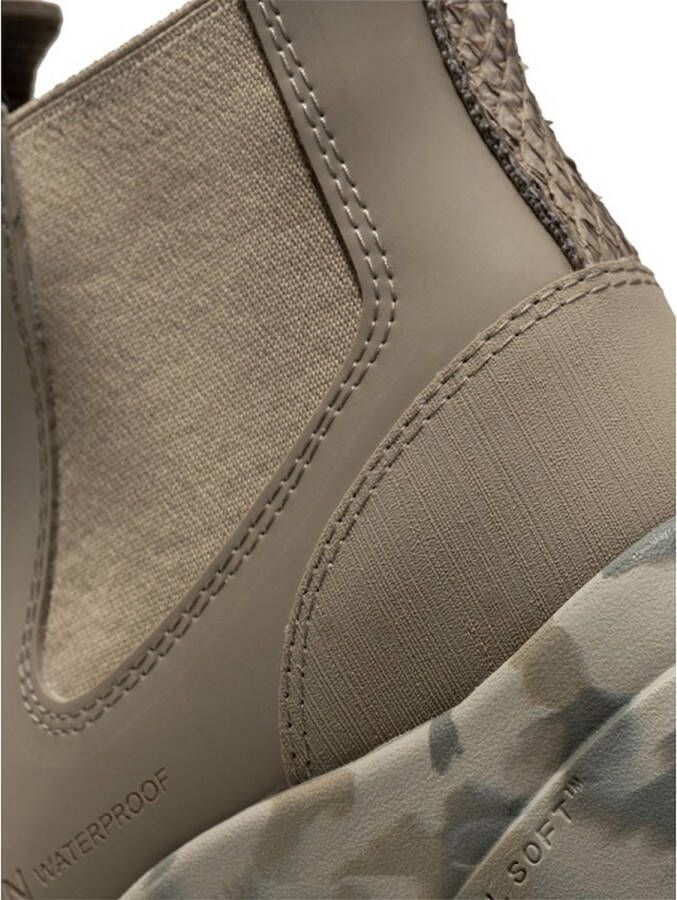 Woden Siri Waterproof boots taupe camouflage