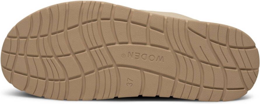 Woden Lisa Leather Sandalen Beige Dames