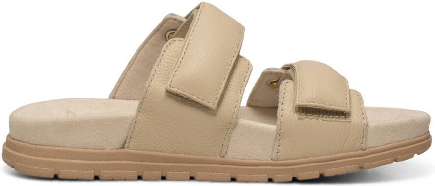 Woden Lisa Leather Sandalen Beige Dames
