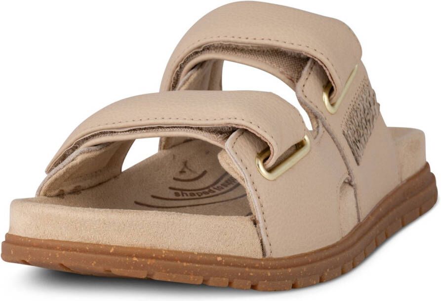 Woden slipper zonder rug Lisa Leather