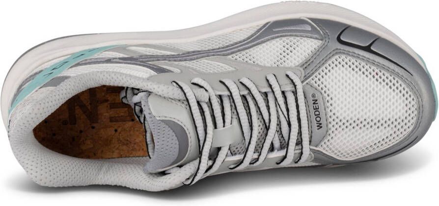 Woden WL804-324 dames sneakers grijs