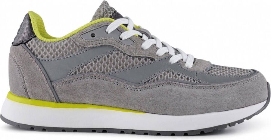 Woden Reflecterende Sneaker Hailey Gray Dames