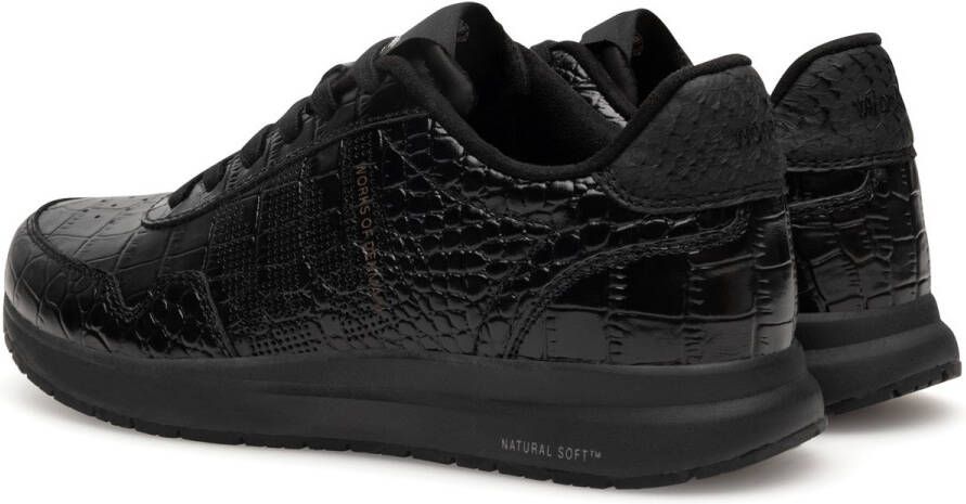 Woden Sneakers Nora Natural Soft Croco