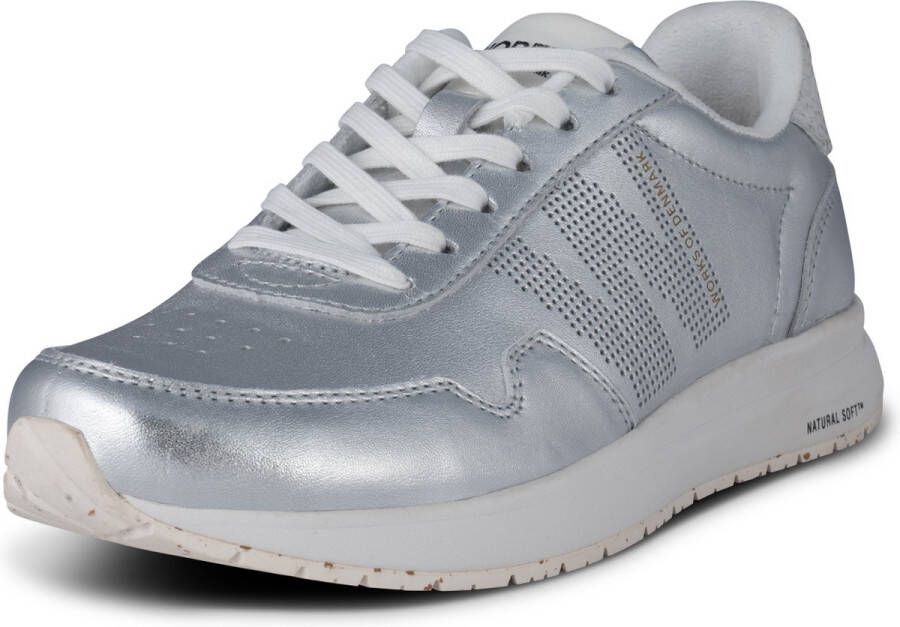 Woden Sneakers Nora Natural Soft Metallic