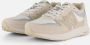 Woden Beige Suède Lage Sneakers met Reflecterend Detail Multicolor Dames - Thumbnail 1