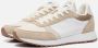 Woden Kleur-geblokkeerde leren sneakers met kurkzool White Dames - Thumbnail 2