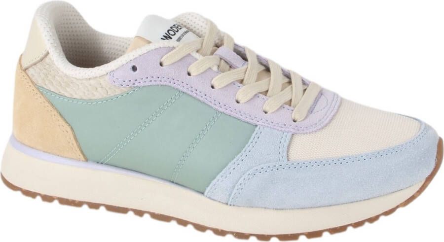 Woden Beige Textiel Lage Dames Sneakers Multicolor Dames