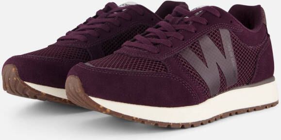 Woden Ronja Icon suède sneakers donkerpaars - Foto 2