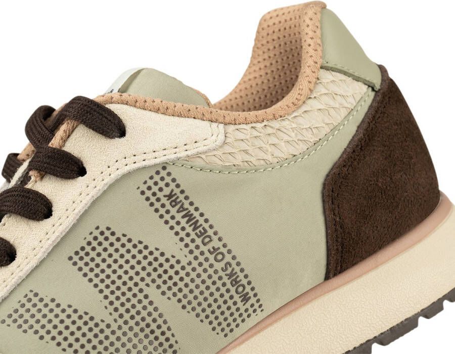 Woden Sportieve Elegante Ronja Runner Sneaker Beige Dames