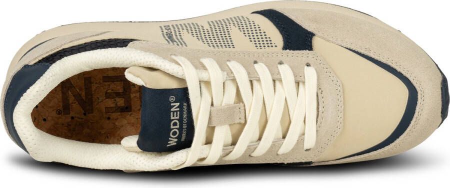 Woden Eco-Vriendelijke Sportsneaker Ronja Runner Beige Dames
