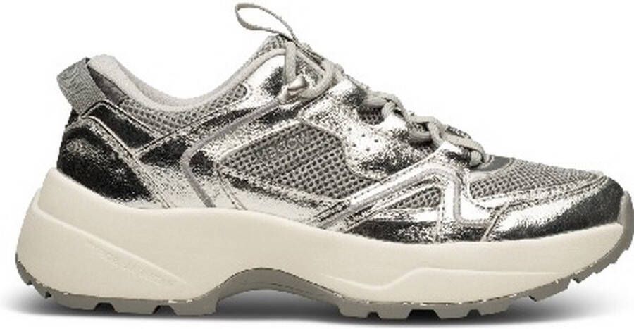 Woden Sportieve en Aantrekkelijke Sif Metallic Sneaker Gray Dames - Foto 2