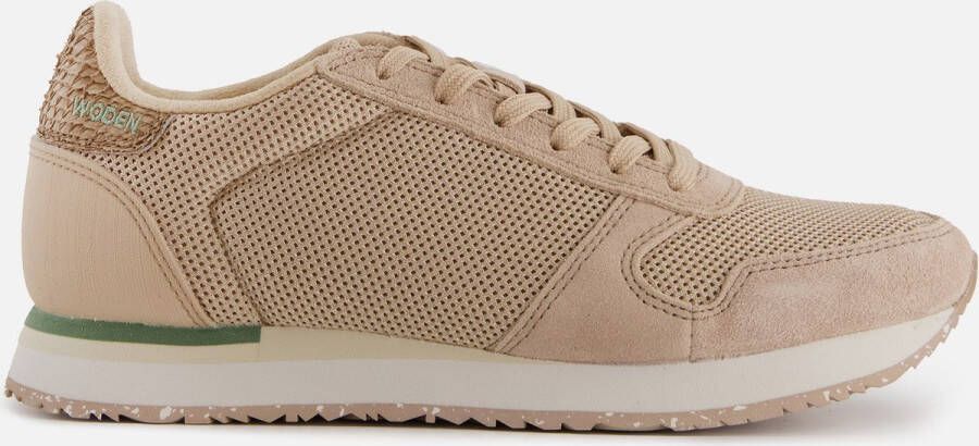 WODEN Lage Sneakers Dames Ydun Icon Textiel Beige - Foto 11