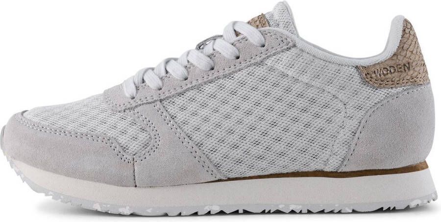 Woden Ydun Suede Mesh Ii Lage sneakers Leren Sneaker Dames Beige