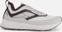 Woden Transparante Sportieve Sneaker met Gerecycled Textiel en Leren Details Gray Heren - Thumbnail 1