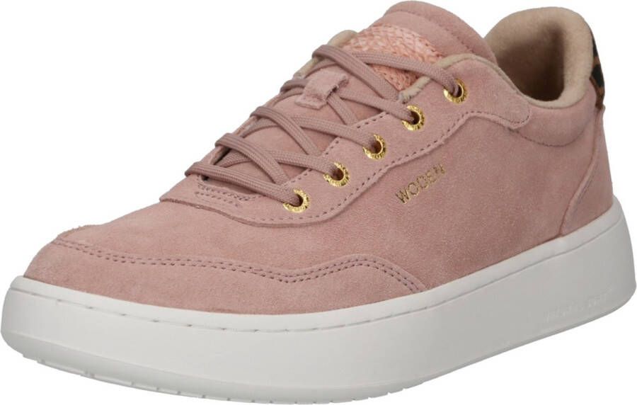 Woden Evelyn Suede Dry Rose Paars Dames