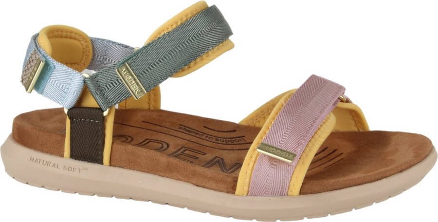 Woden Lite Sandaal met Arch Support Multicolor Dames