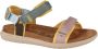 Woden Line Lite Sandalen groen Textiel Dames - Thumbnail 4