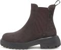 WODEN Chelsea boots 'Aya Warm' chocoladebruin - Chocolade