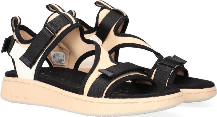 Woden Eco-Vriendelijke Sportieve Sandaal Emilie Beige Dames - Foto 11