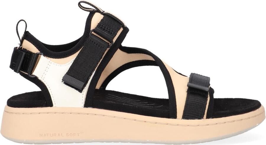 Woden Eco-Vriendelijke Sportieve Sandaal Emilie Beige Dames - Foto 10
