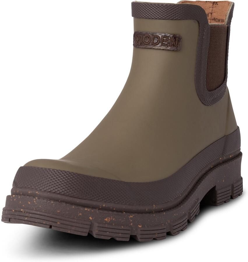 Woden Liv Waterproof Laarzen Rubber Dames Groen