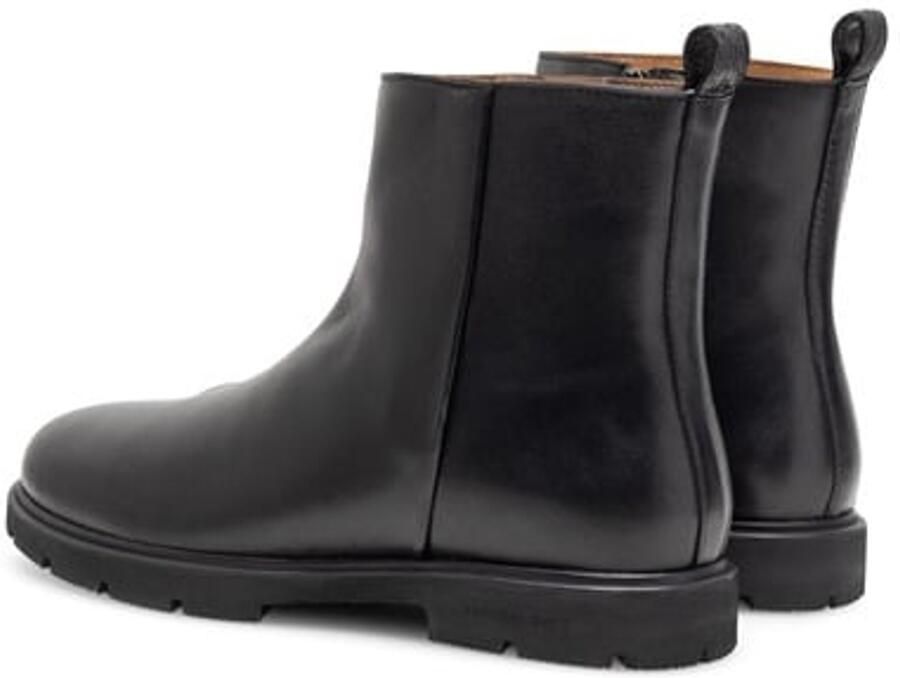 Woden Kate leren boots zwart