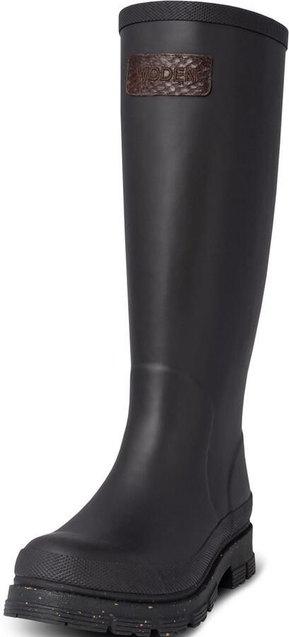 Woden Waterdichte regenlaarzen stijlvol ontwerp Black Dames - Foto 3