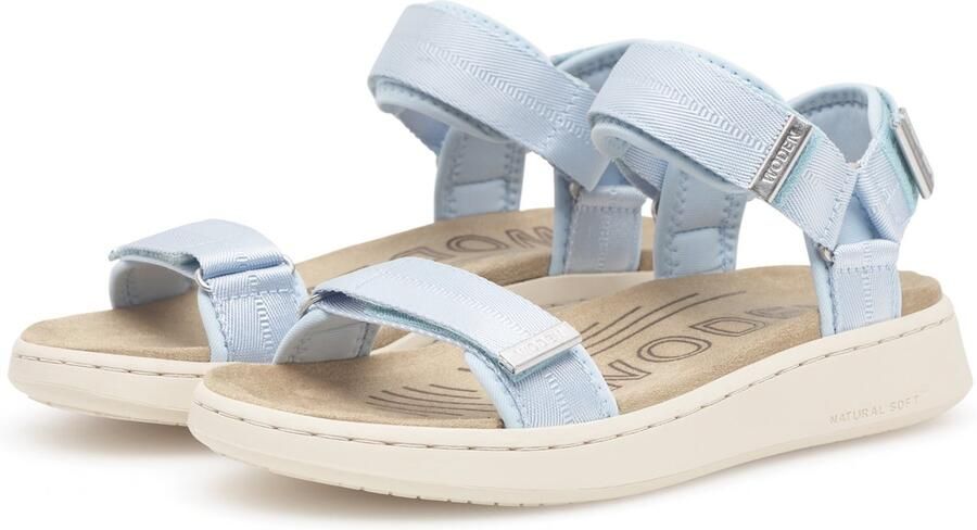 Woden Line Sandalen Blauw Vrouw
