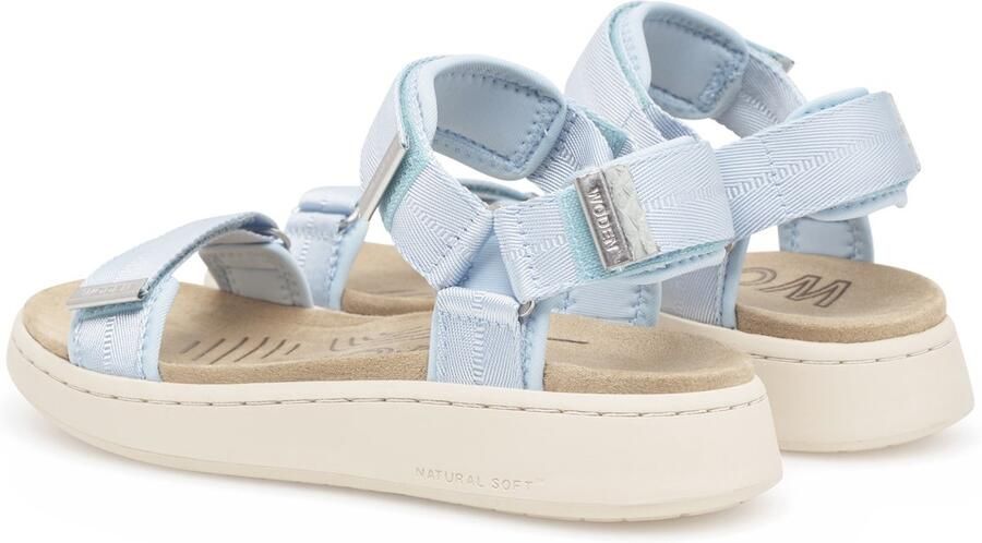 Woden Line Sandalen Blauw Vrouw
