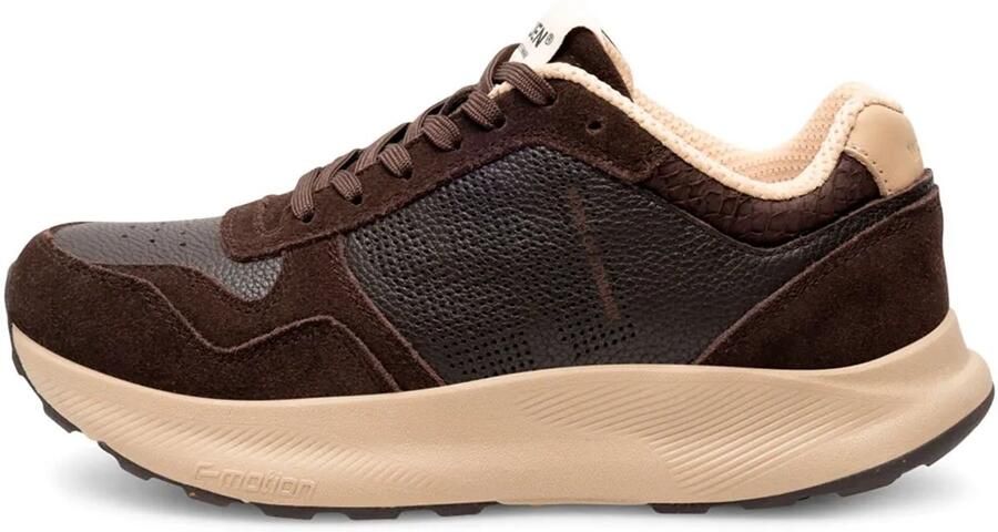 Woden Mathilde Runner Leather Schoenen Bruin Vrouw