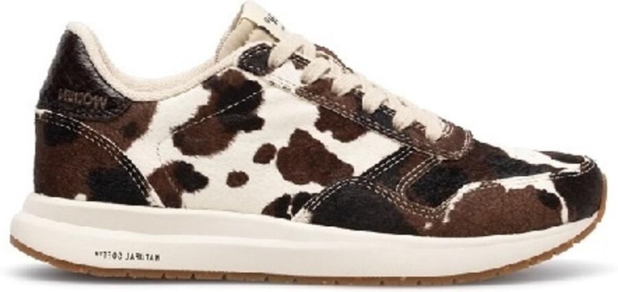 Woden Nicoline Animal Cow dames sneakers