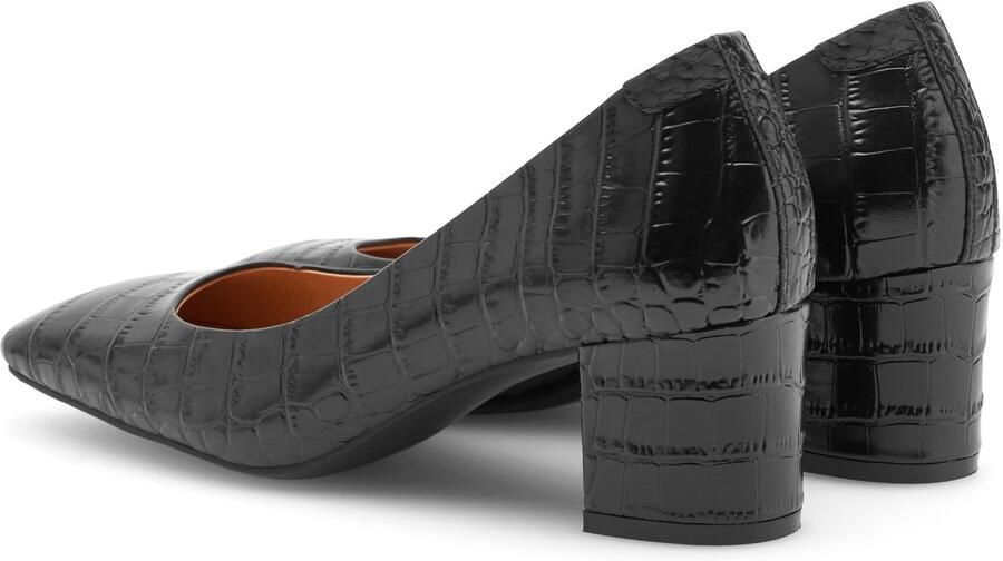 Woden Pumps Marie Low Croco