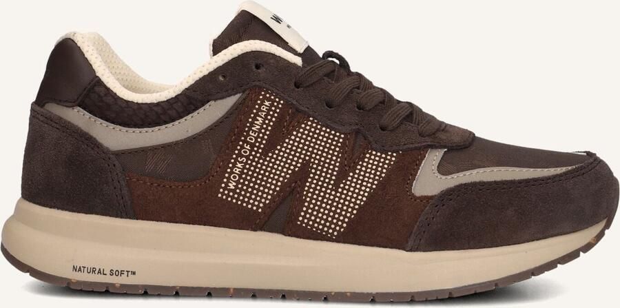 Woden Rigmor Heritage Sneakers Dames Bruin