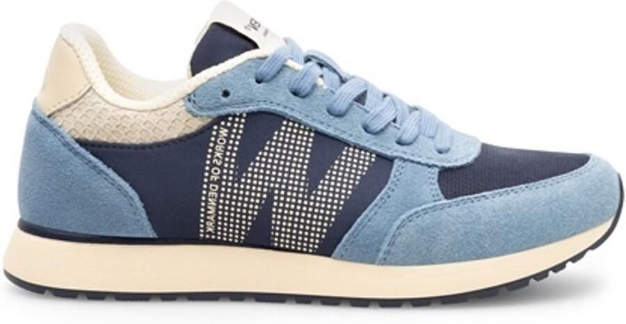 Woden Ronja Old Denim dames sneakers