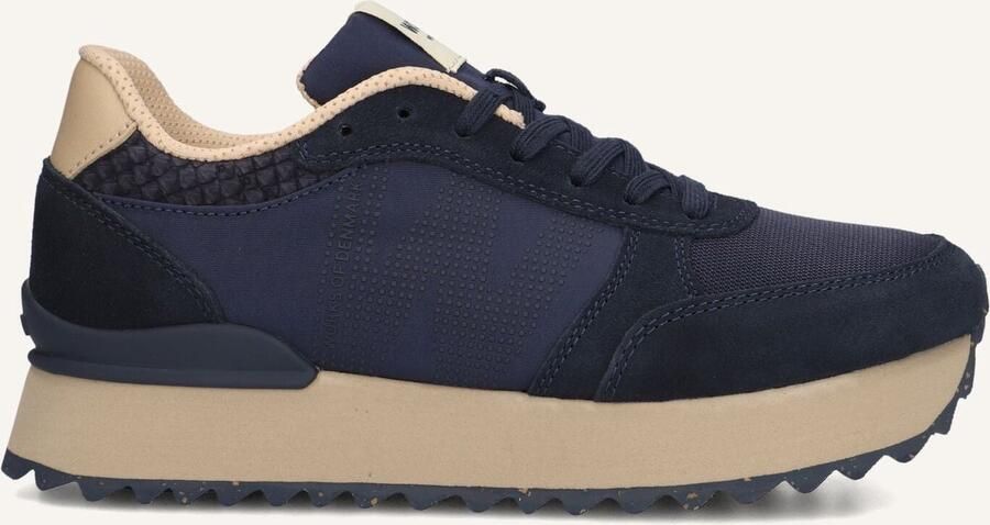 Woden Ronja Plateau Sneakers Dames Blauw